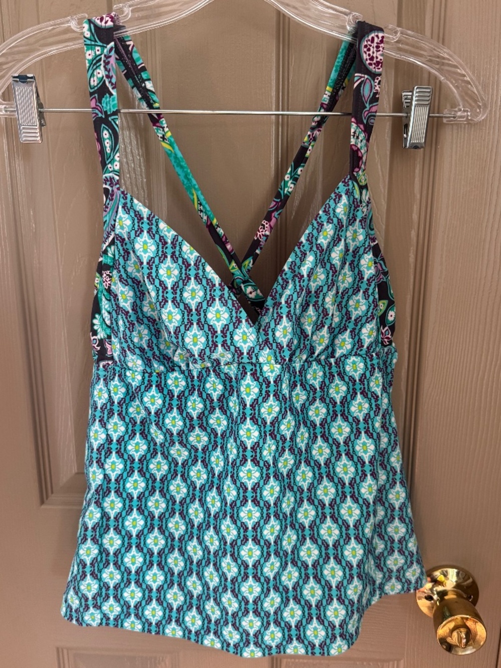 Athleta tankini top Sz 36B / 34C underwire bra